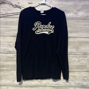 Purdue Boilermakers Black Long Sleeve Shirt